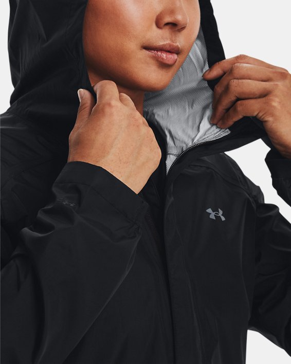 Women's UA Stormproof Cloudstrike 2.0 Jacket in Black image number 3